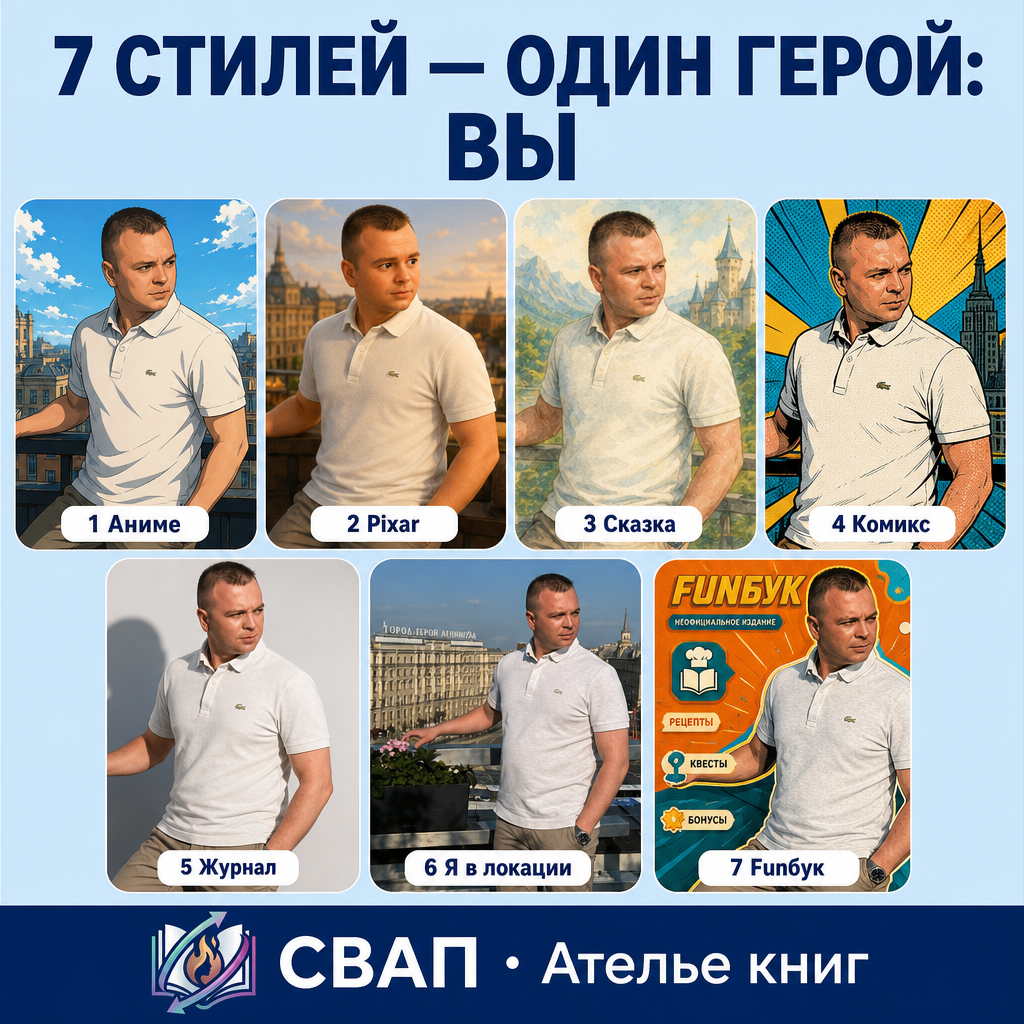 СВАП: 7 стилей - один герой